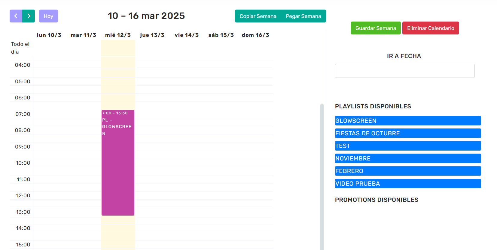 Calendario